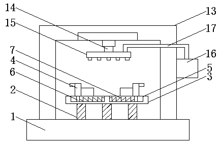 Wood board extruding device and method with positioning function