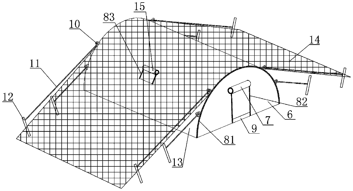 Quick-unfolding ammunition storage tent