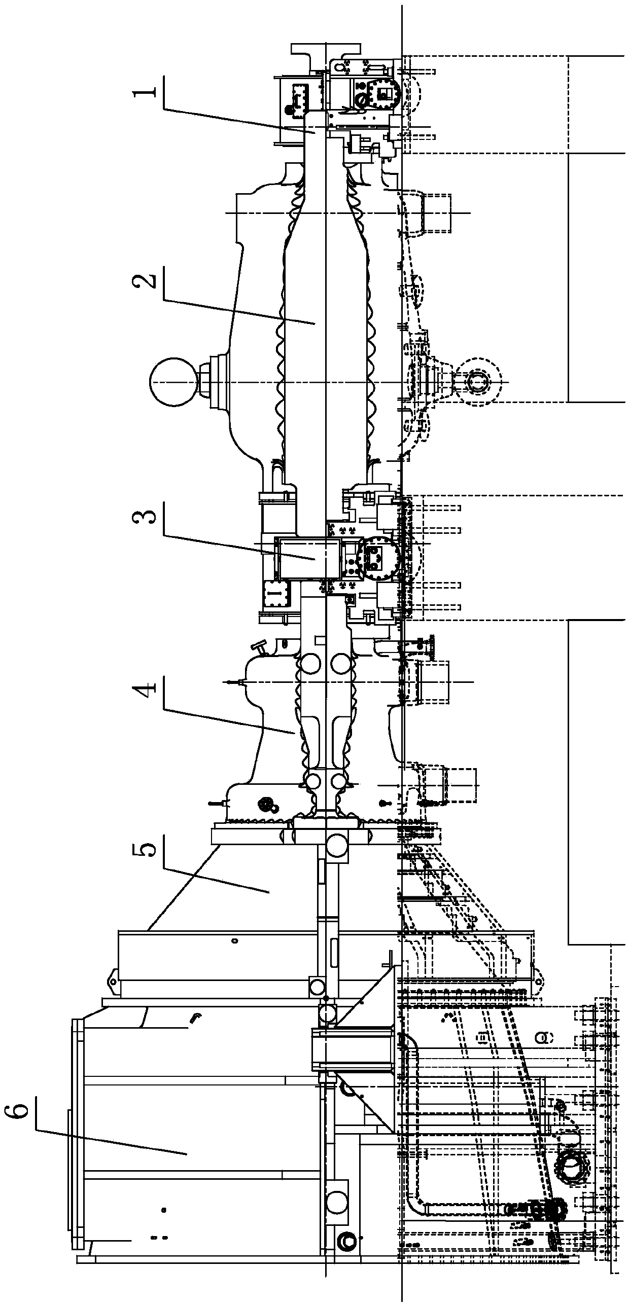 160-MW-grade axial steam exhaust and condensate extraction type combined cycle steam turbine