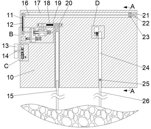 Self-cleaning windproof self-falling type LED advertising board device