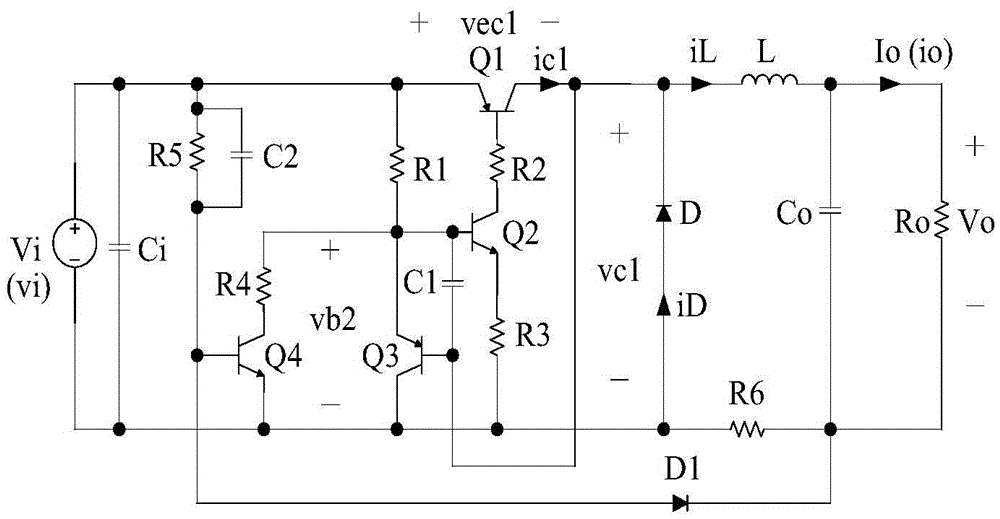 Input adaptive self-excited buck converter