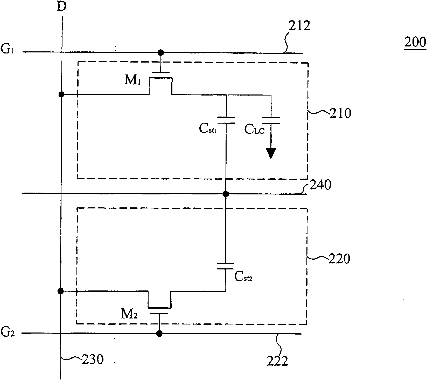 Integrated pixel structure, integrated touch control liquid crystal display device and touch control method thereof