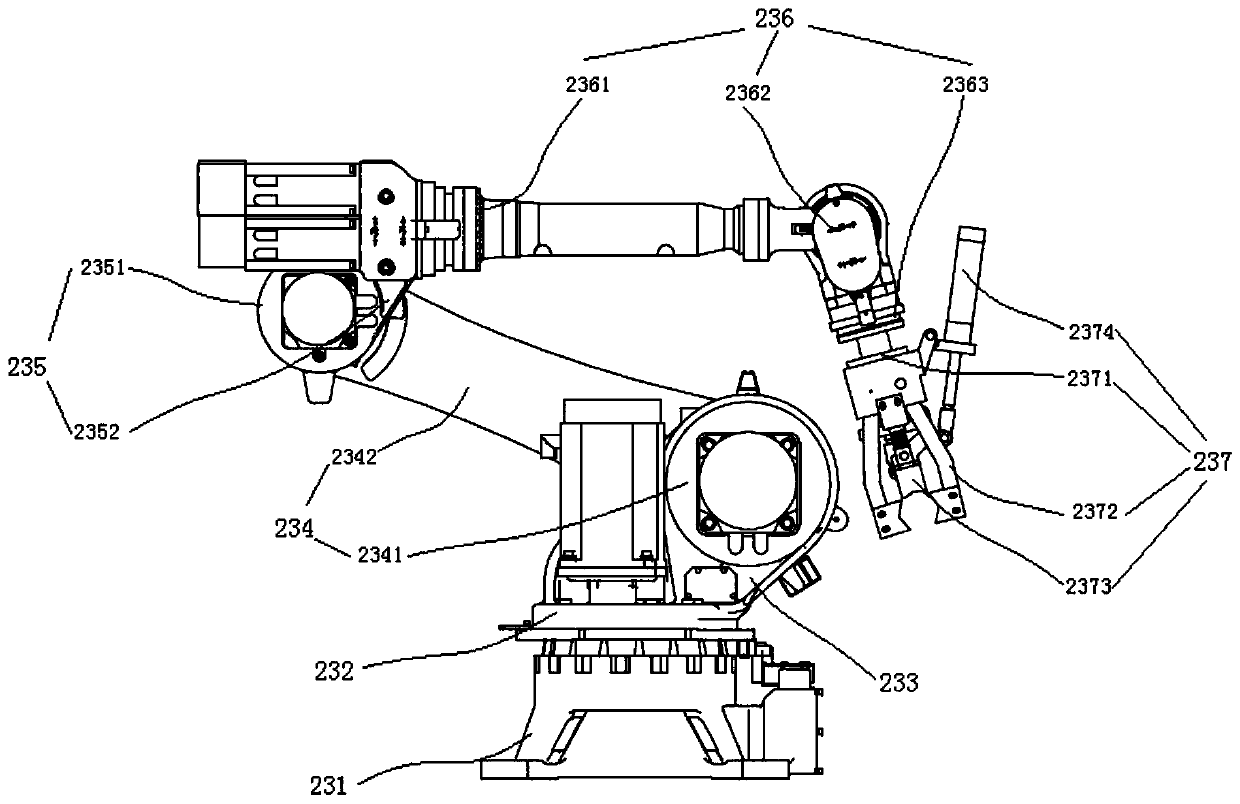 Drill rod grabbing component, drill rod loading and unloading arm, and loading and unloading machine for coal mine