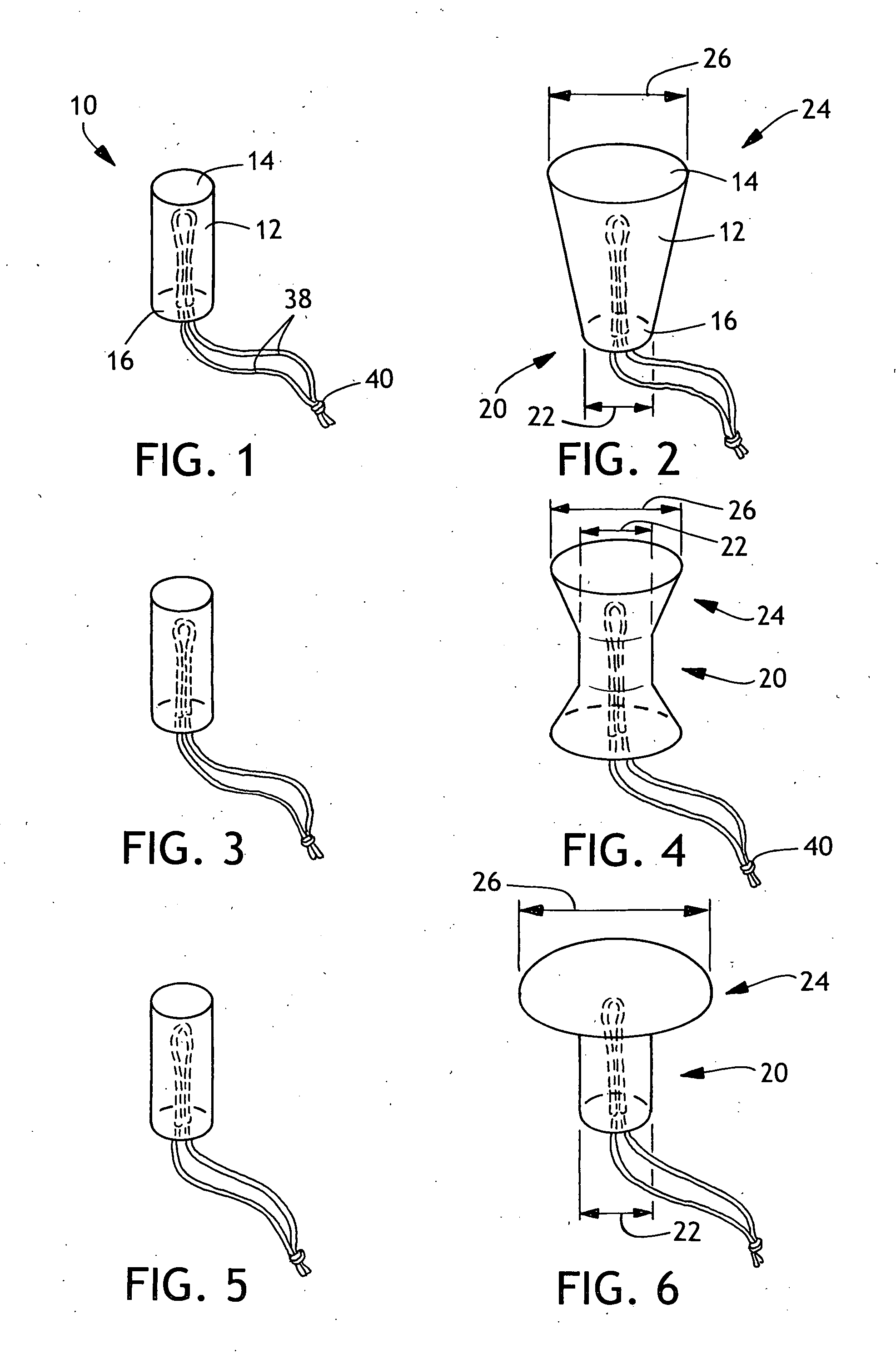 Dual mode absorbent tampon