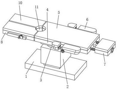 Operating bed for urinary surgery