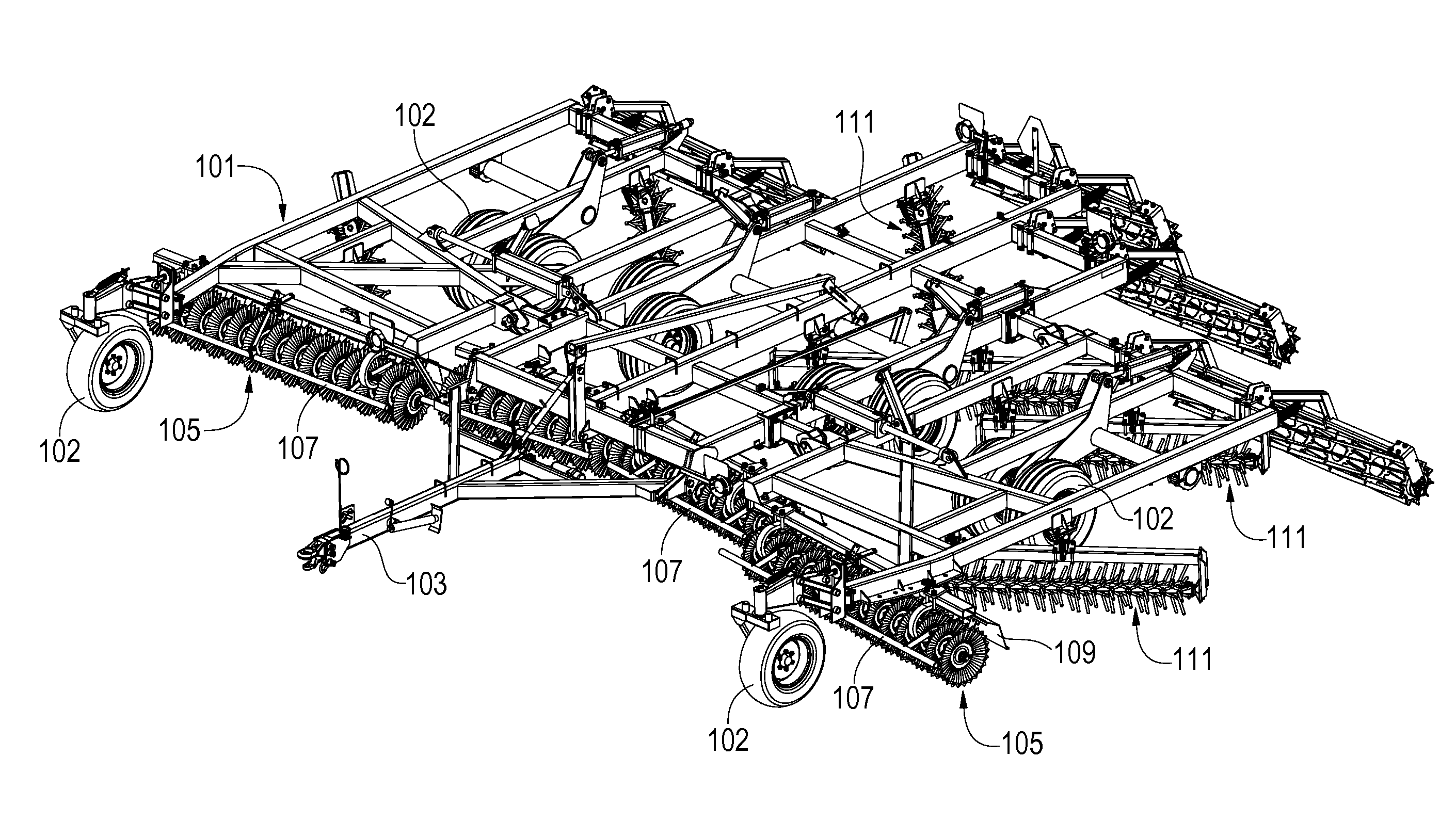 Harrow Module for Vertical Tillage Apparatus