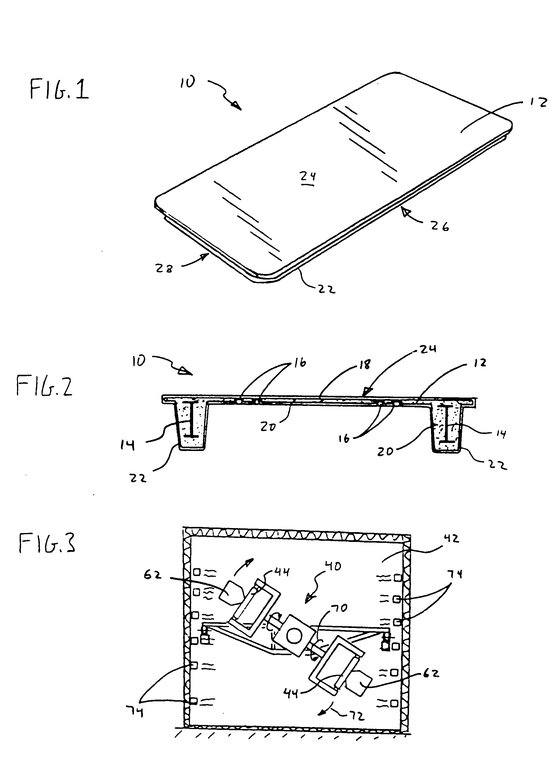 Molded article with adhesion-resistant reinforcing member and method