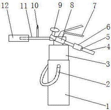 Portable high-accuracy anaesthetic rifle