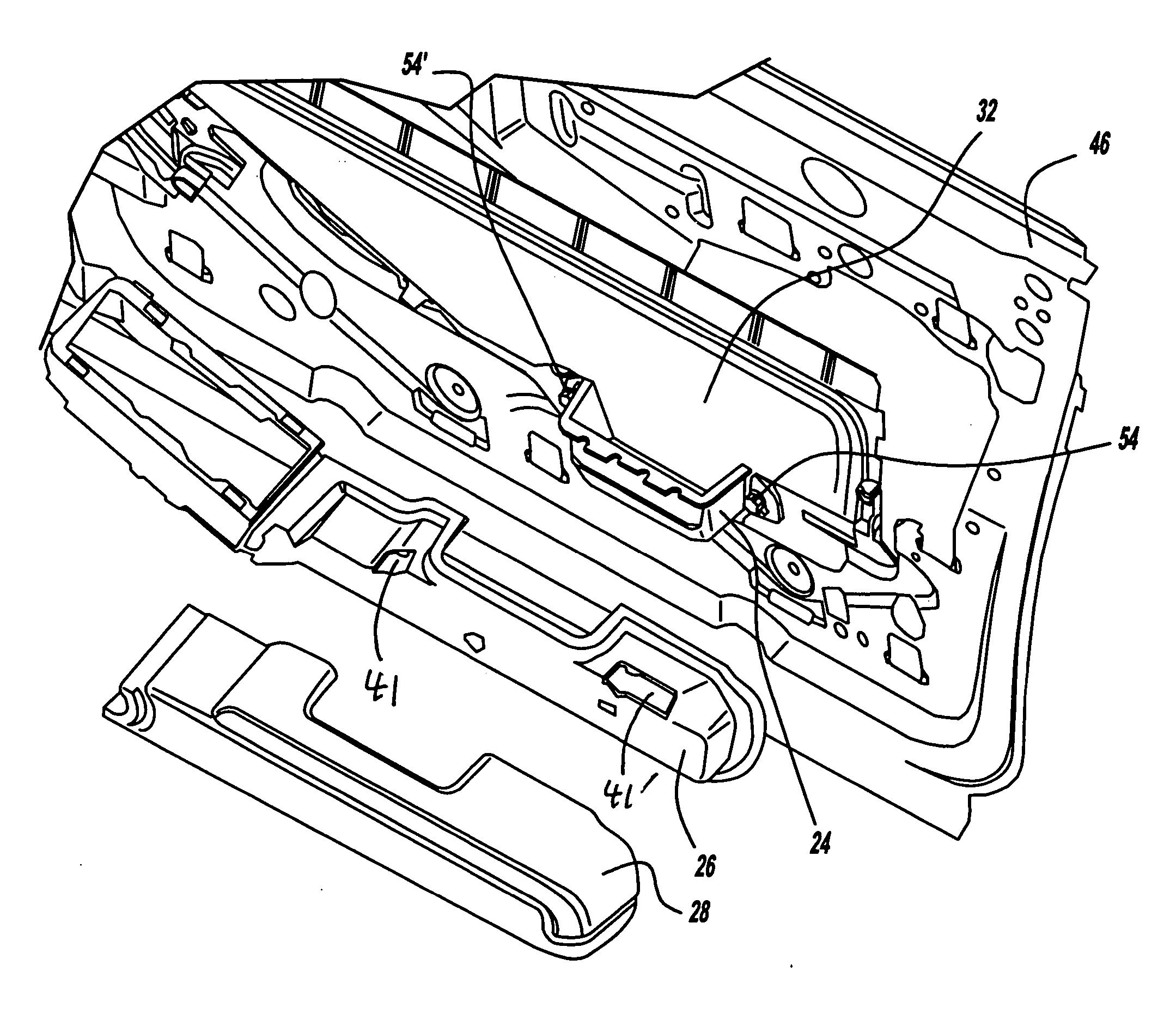 Collapsible armrest system with pull cup