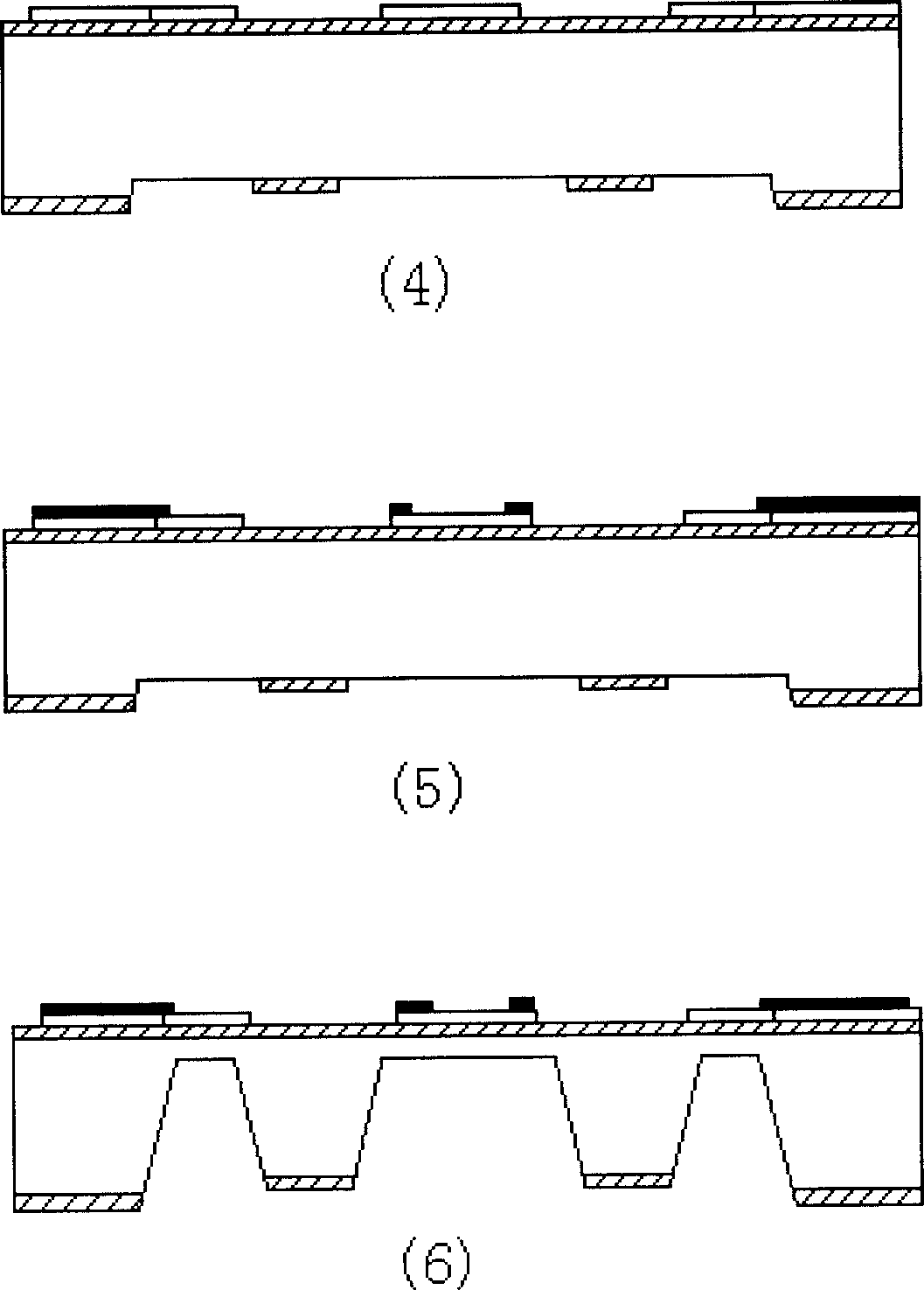 Monolithic silicon based SOI high-temperature low-drift pressure sensor