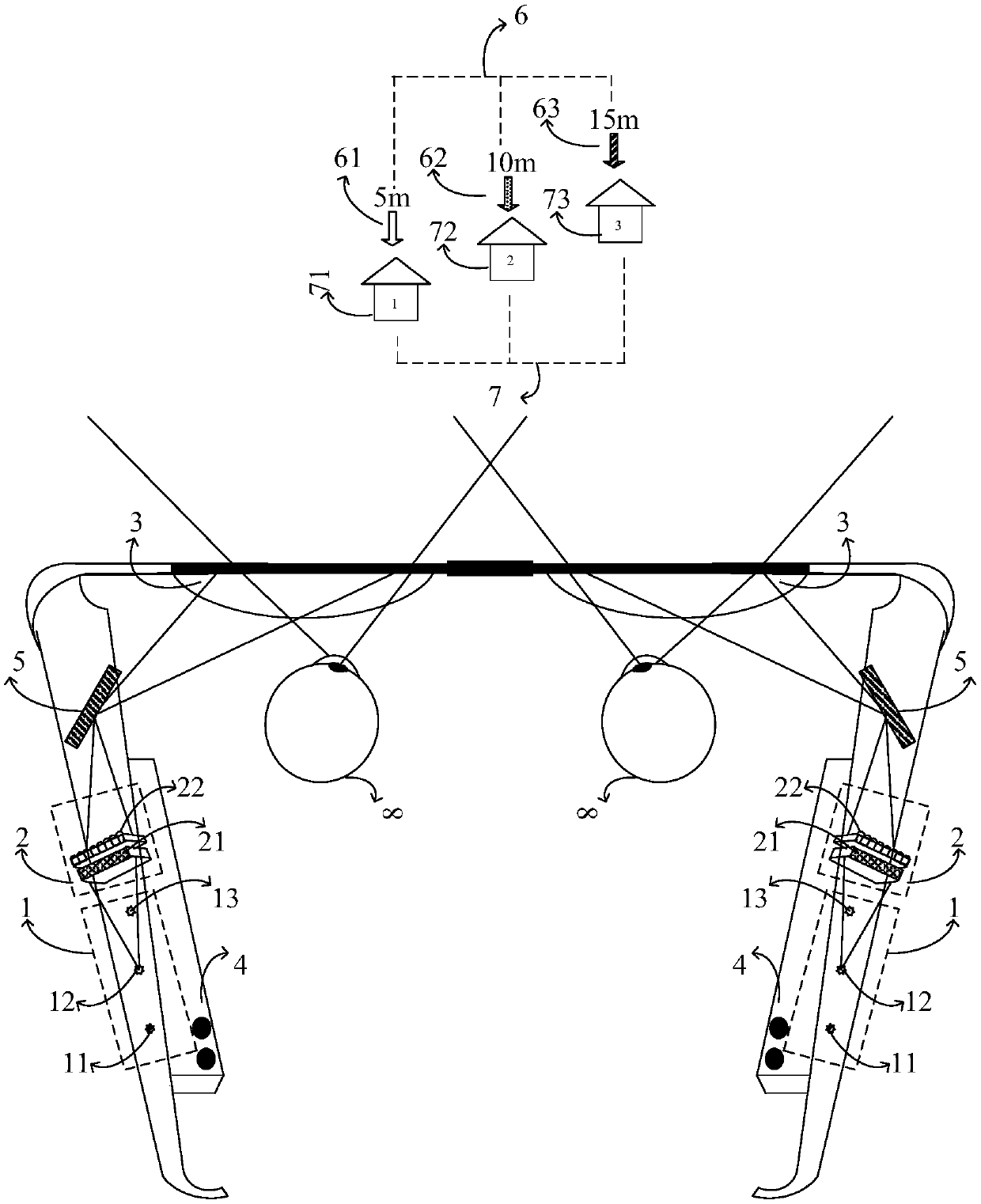 Large-depth-of-field true-three-dimensional augmented reality display method and system