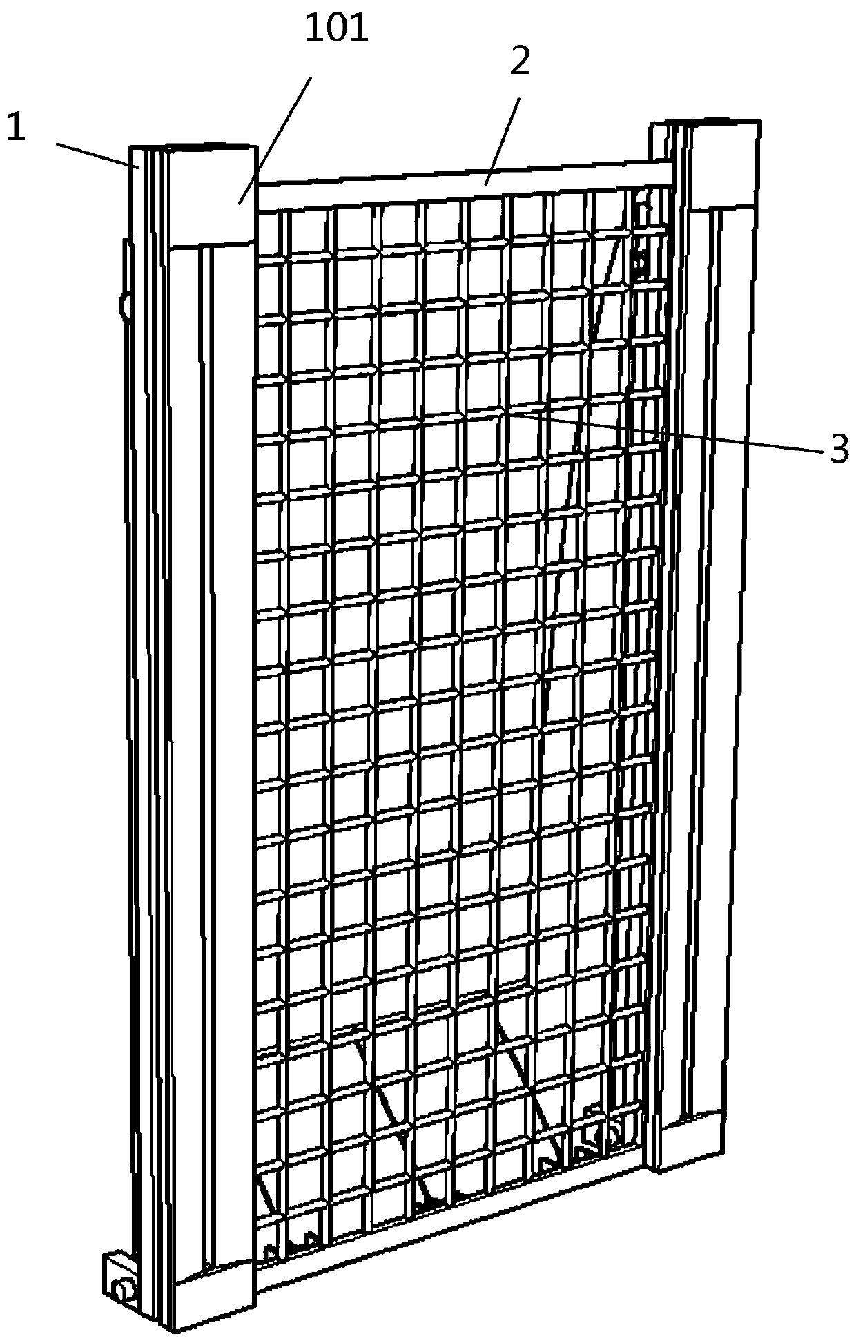 Blasting protection equipment for municipal renovation old building and using method thereof