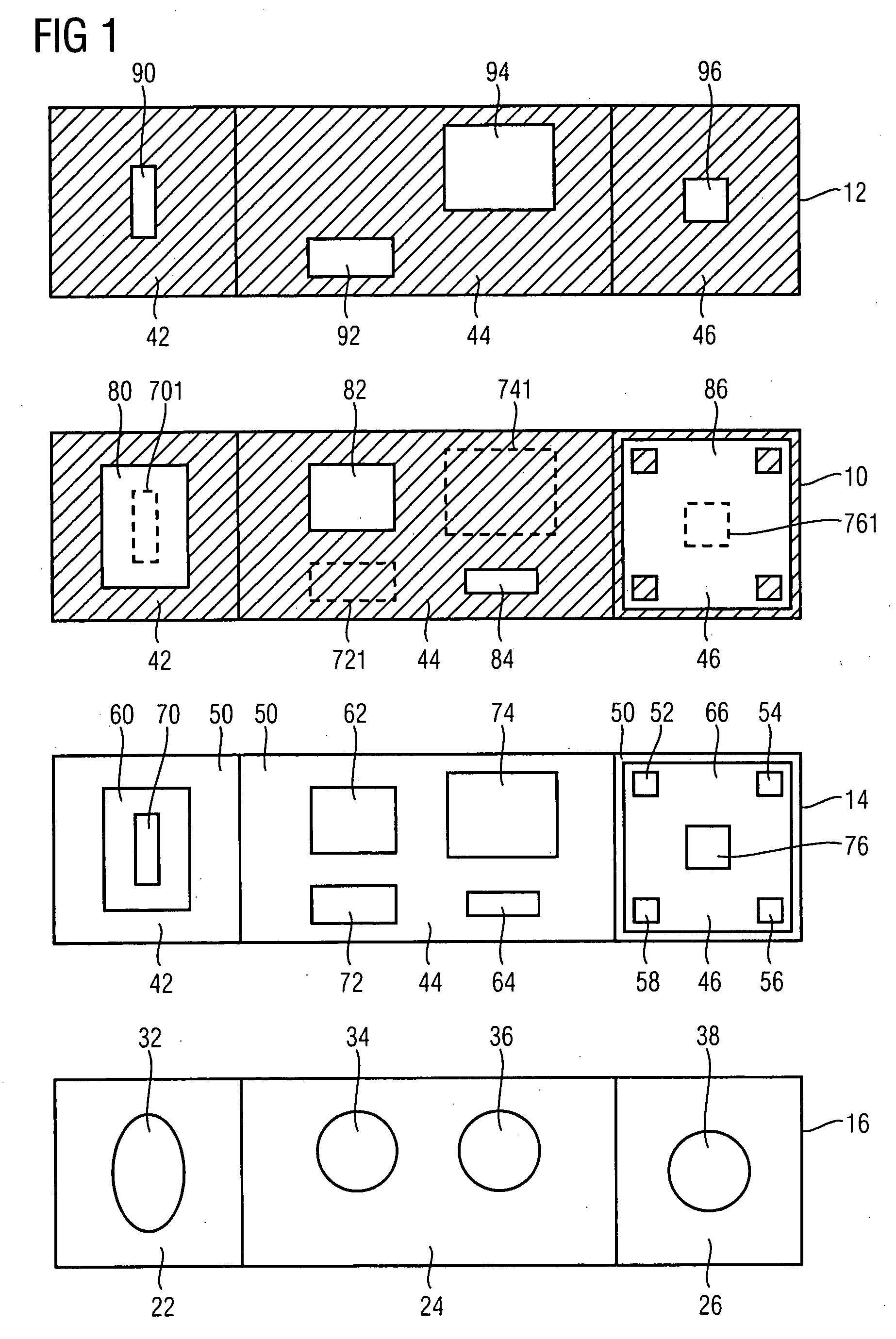 Lithography mask and methods for producing a lithography mask