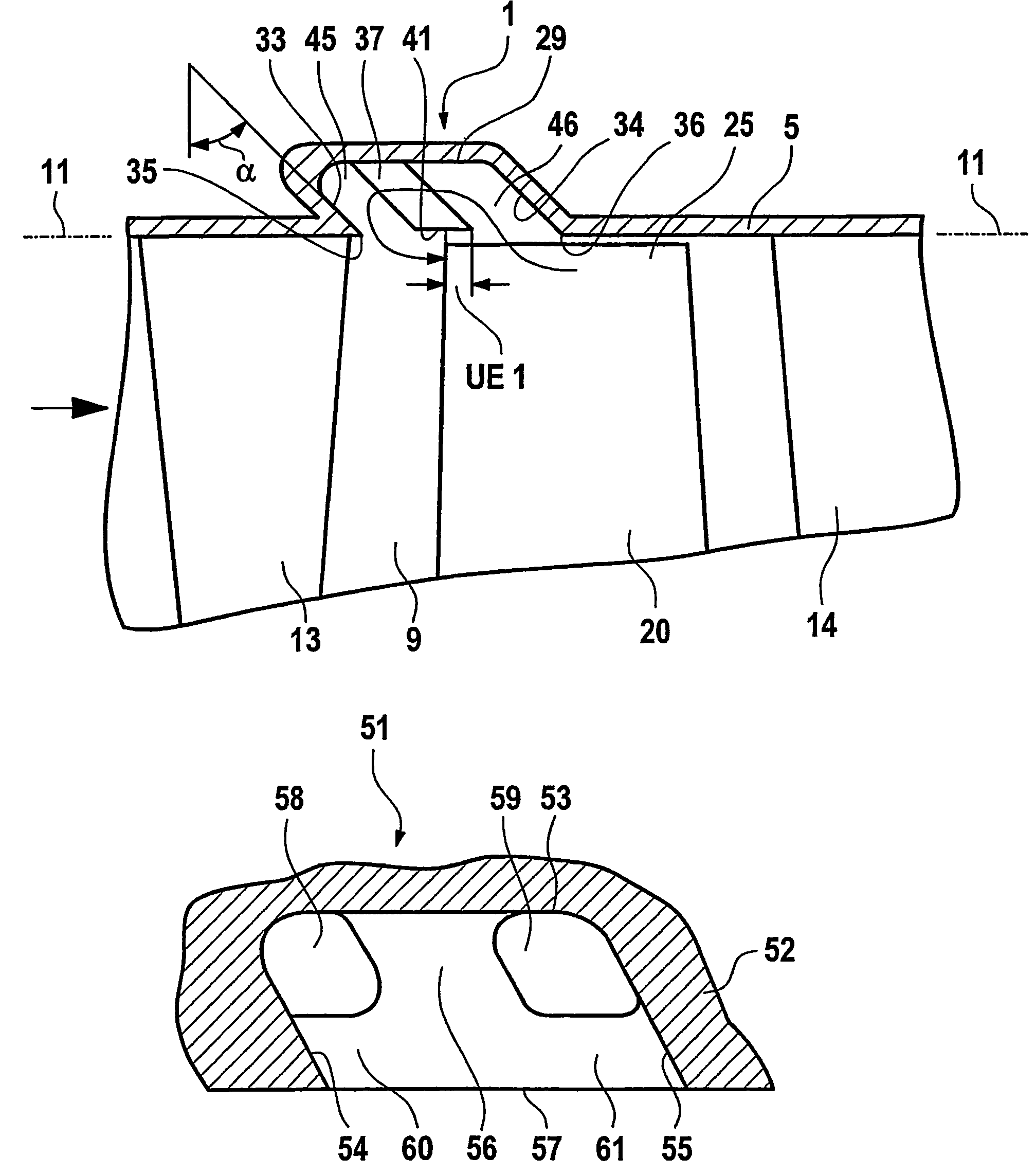 Recirculation structure for a turbocompressor