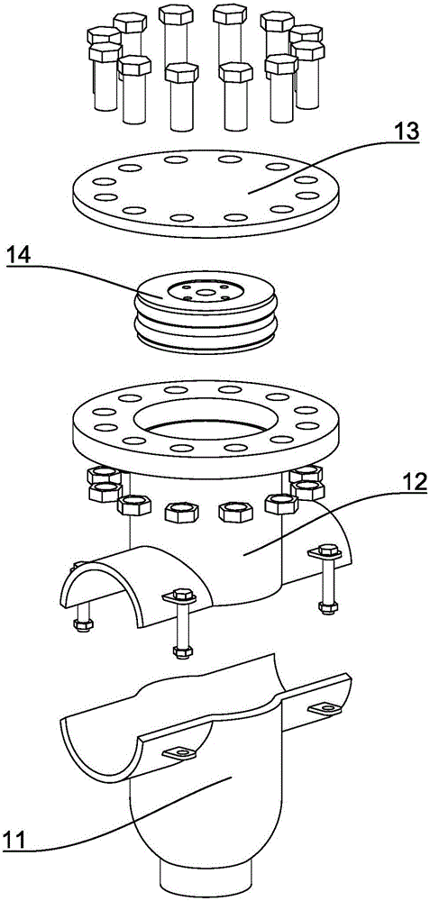 Gas pipeline drilling and blocking system without transportation interruption