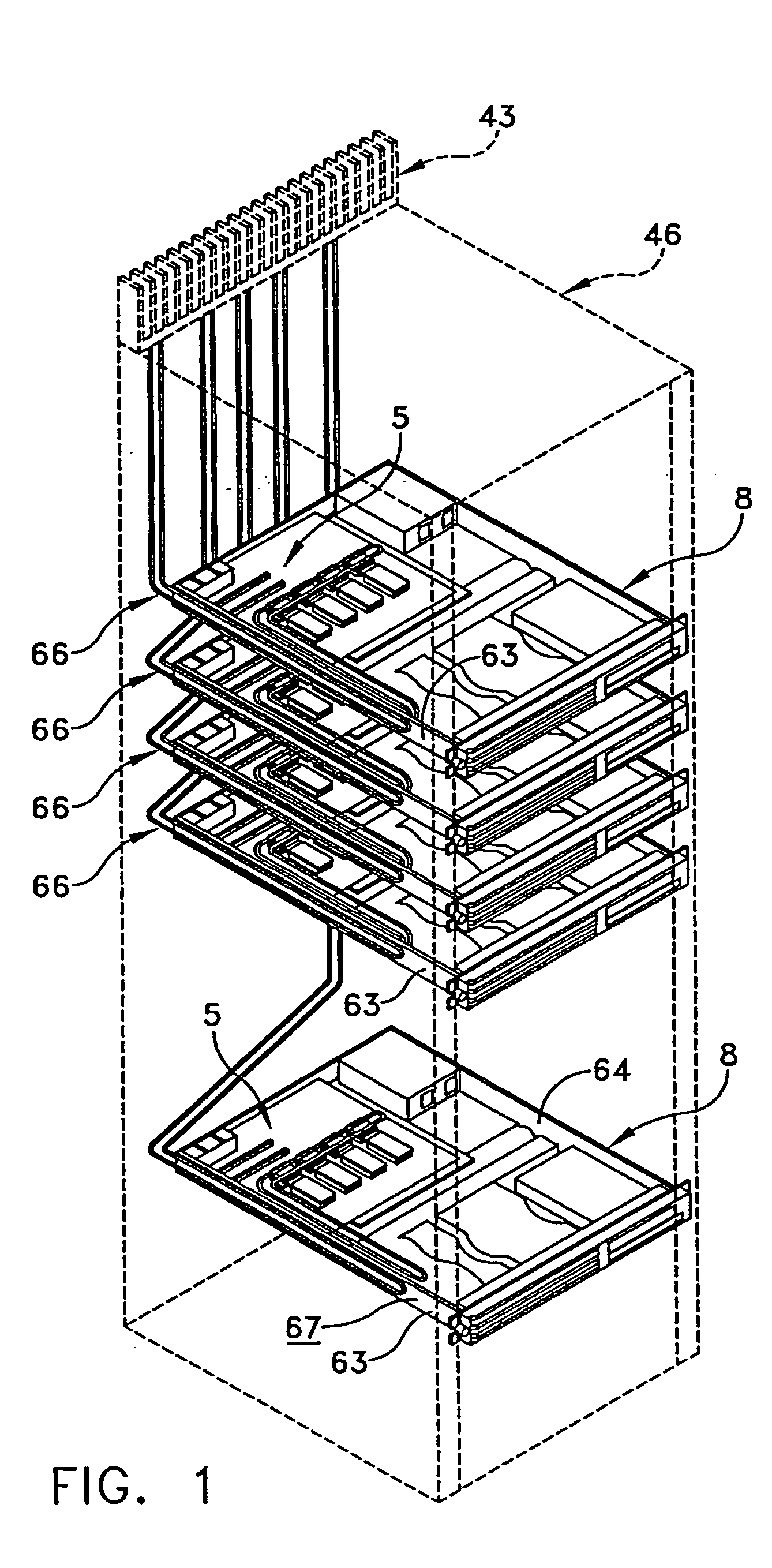 Thermal management system and method for electronics system