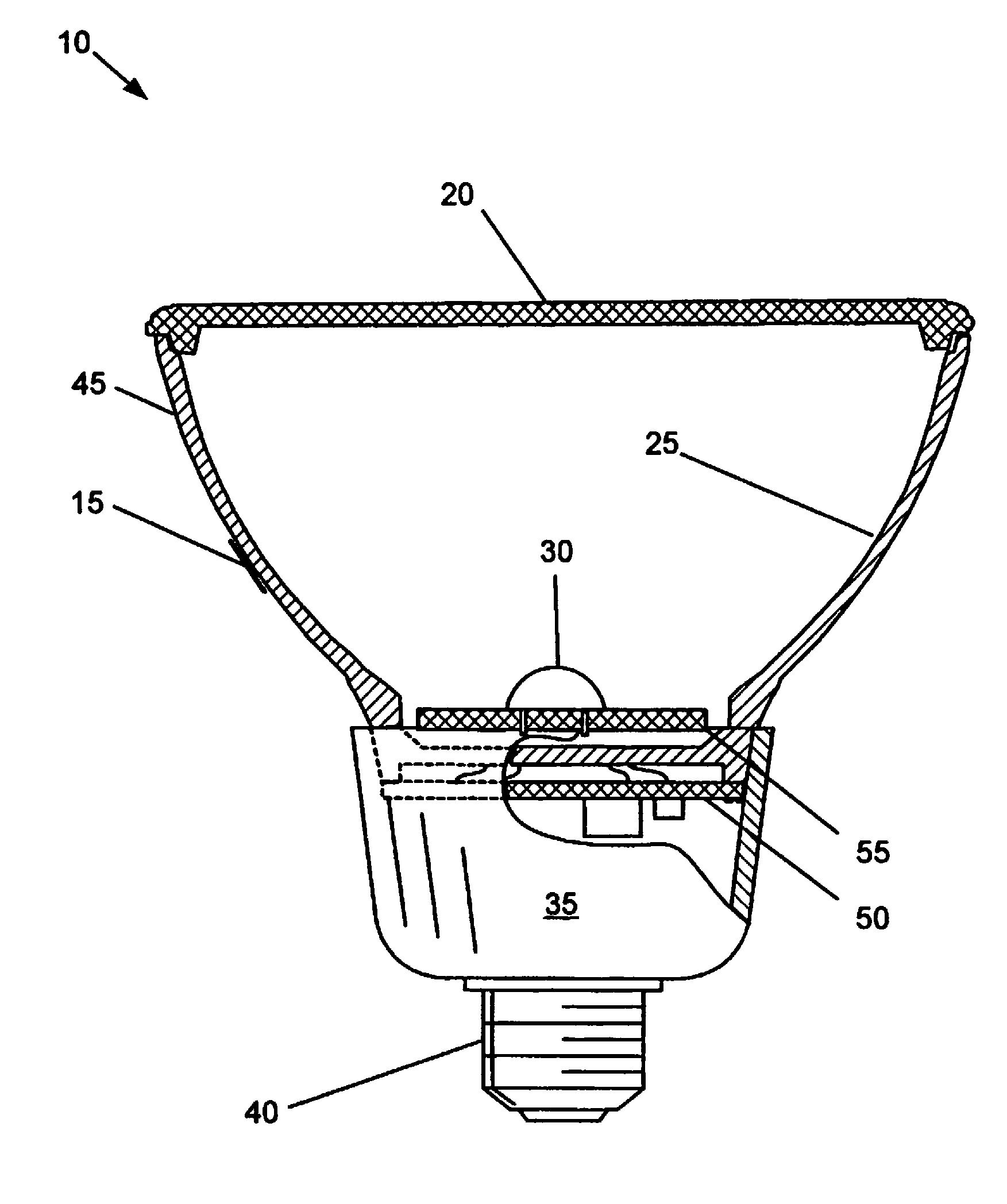 LED par lamp in a wireless network environment