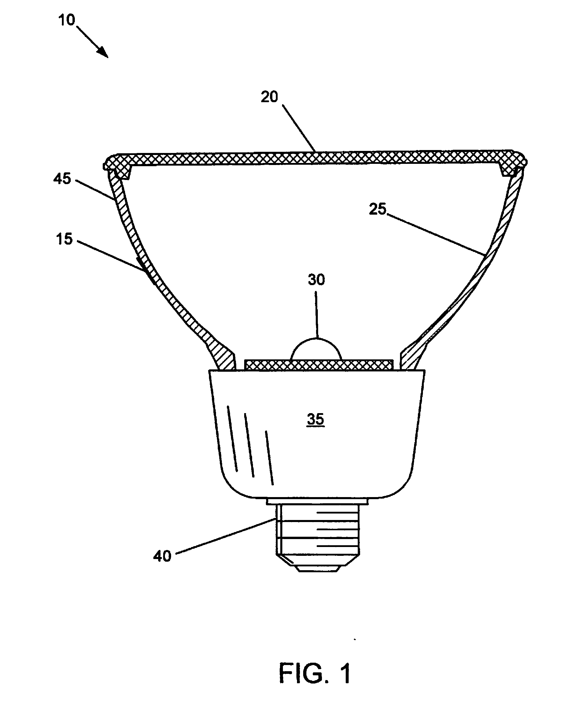 LED par lamp in a wireless network environment