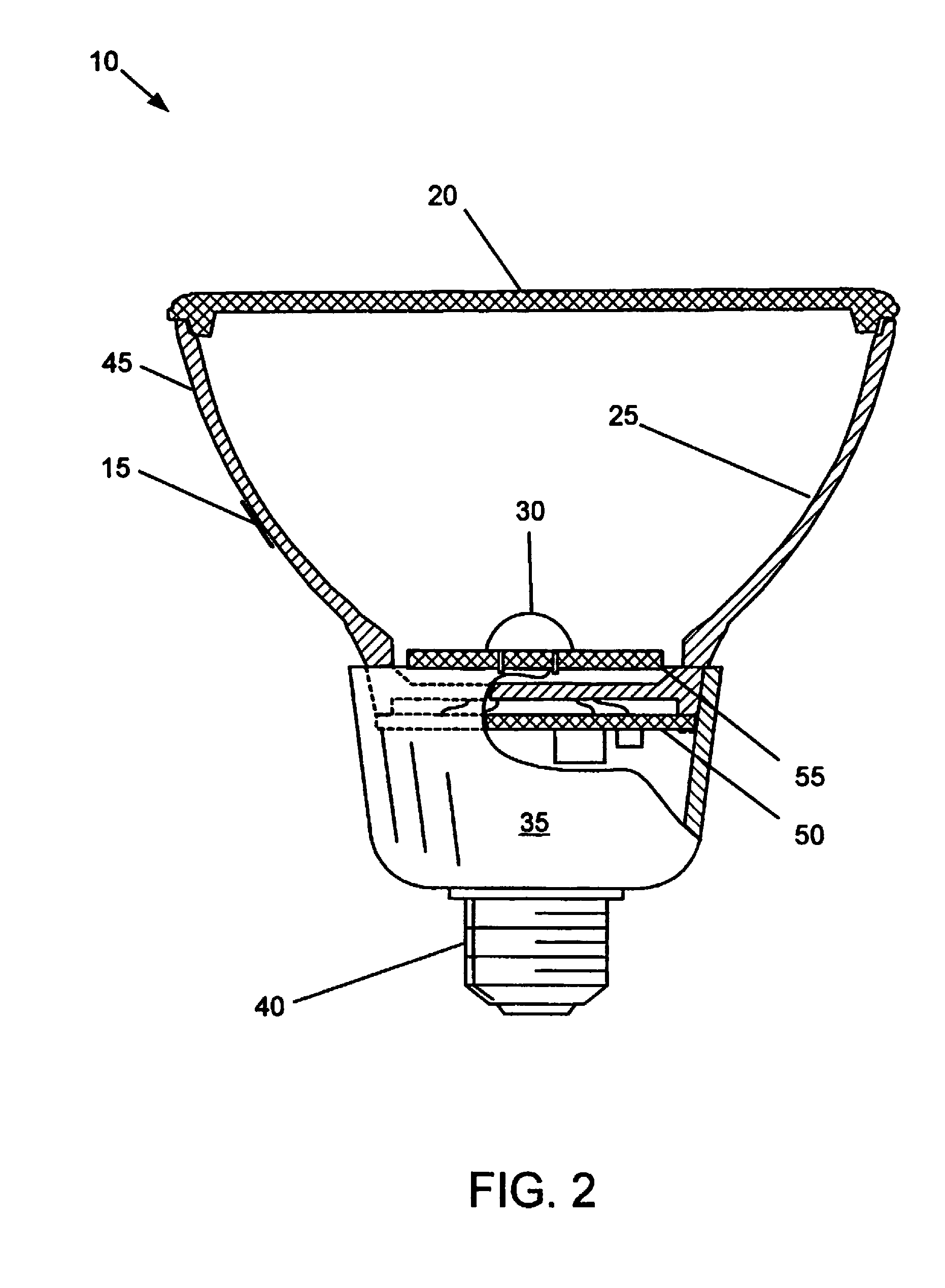 LED par lamp in a wireless network environment