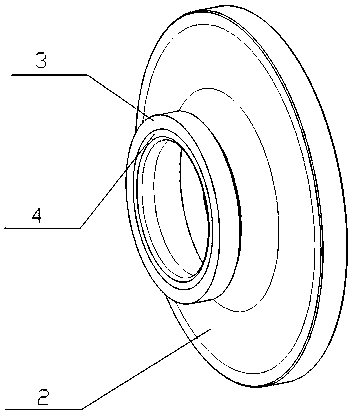 Runner type liquid membrane wear ring device of chemical centrifugal pump