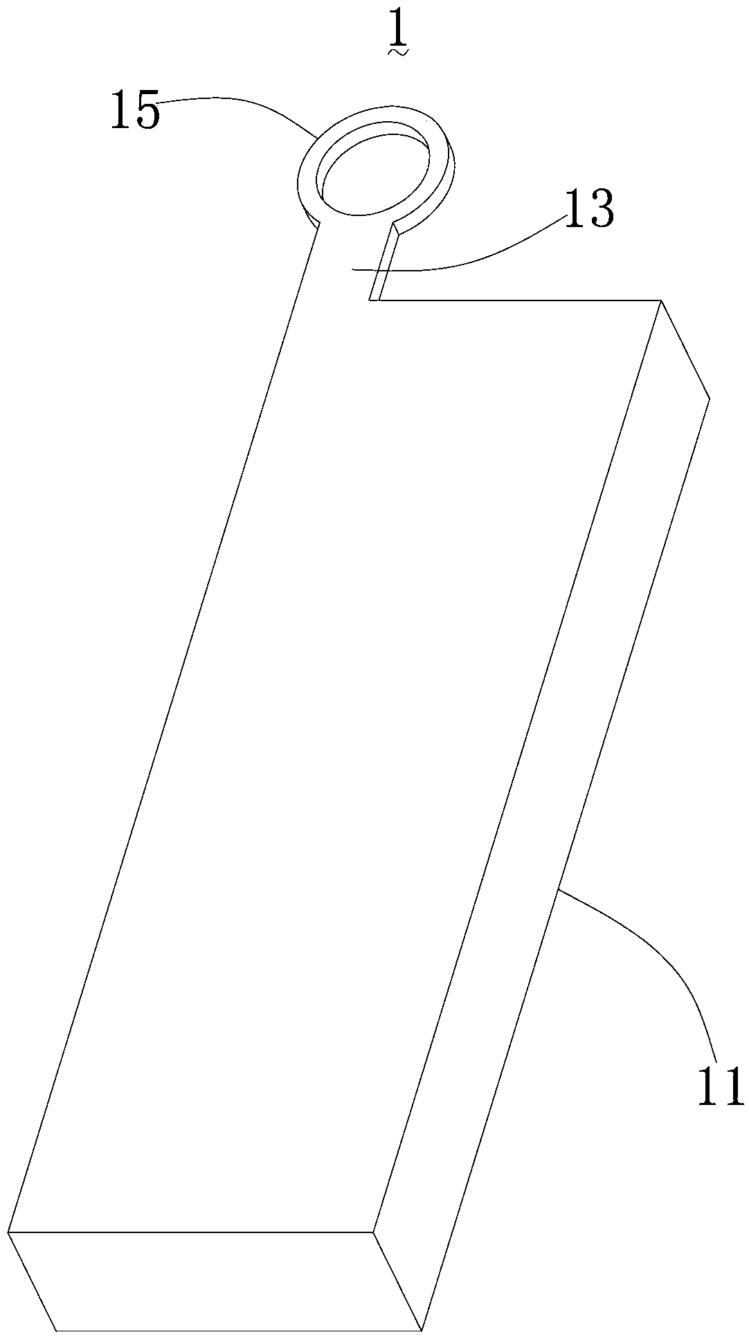 Processing structure and processing method of plastic components