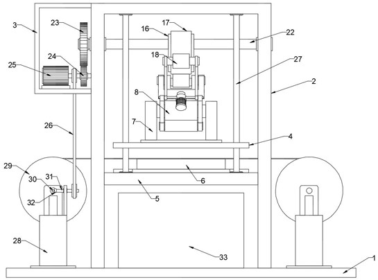 An anti-vibration metal stamping device