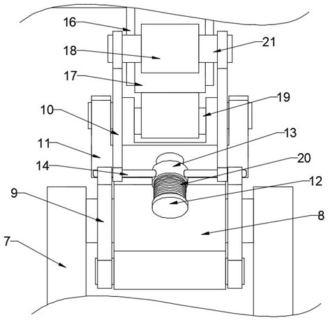 An anti-vibration metal stamping device