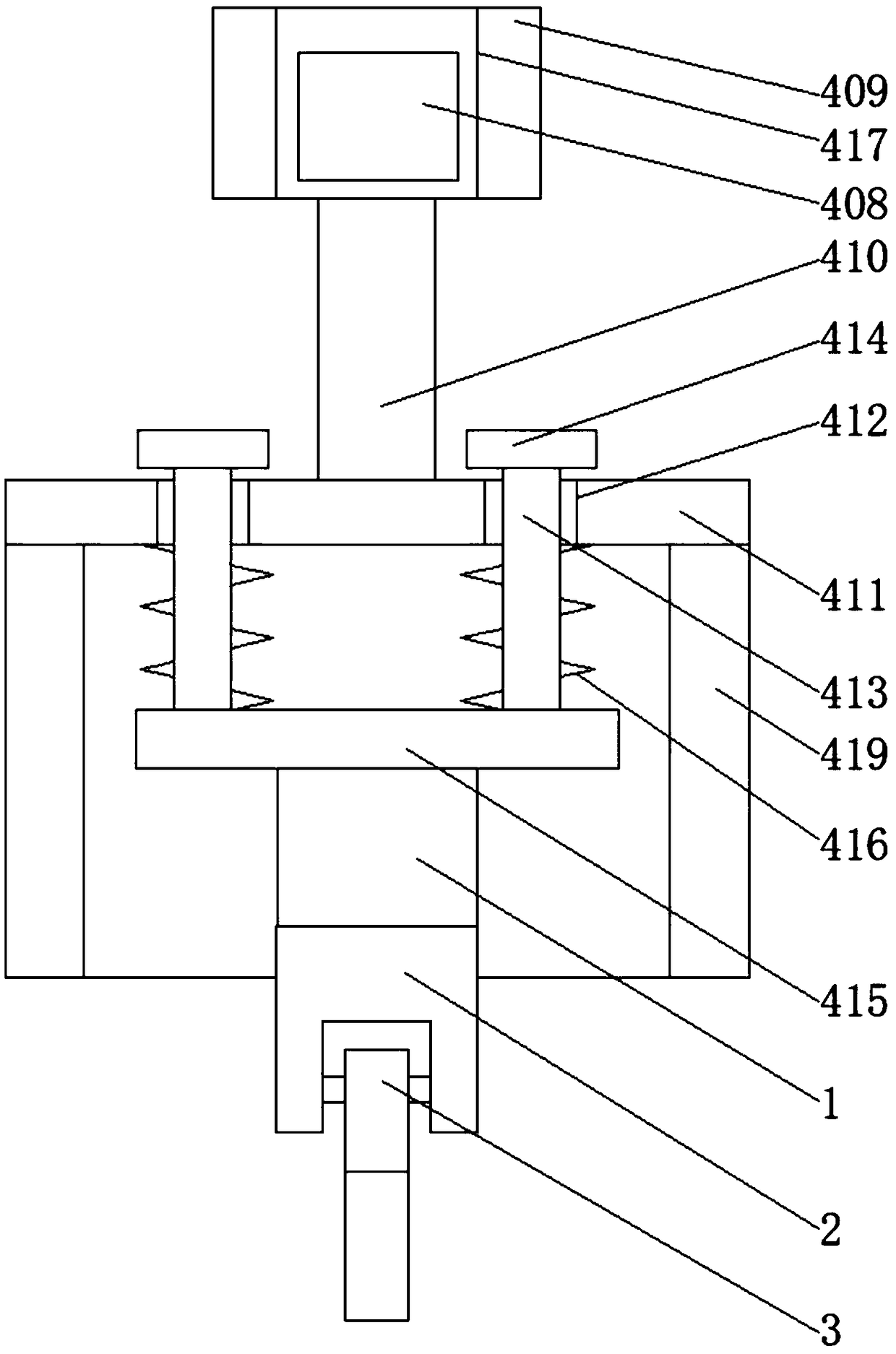 Safety device of hanging hook of forklift