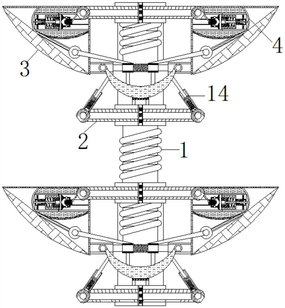 Auxiliary equipment for contaminated soil chemical drug remediation