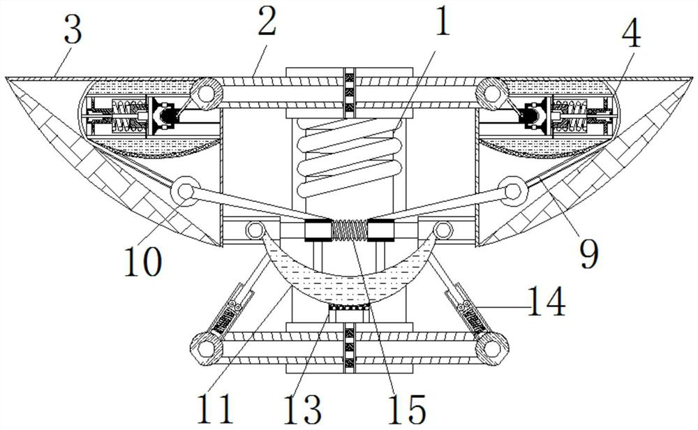 Auxiliary equipment for contaminated soil chemical drug remediation