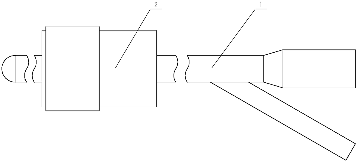 Self-coated non- vascular orifice insertion tube