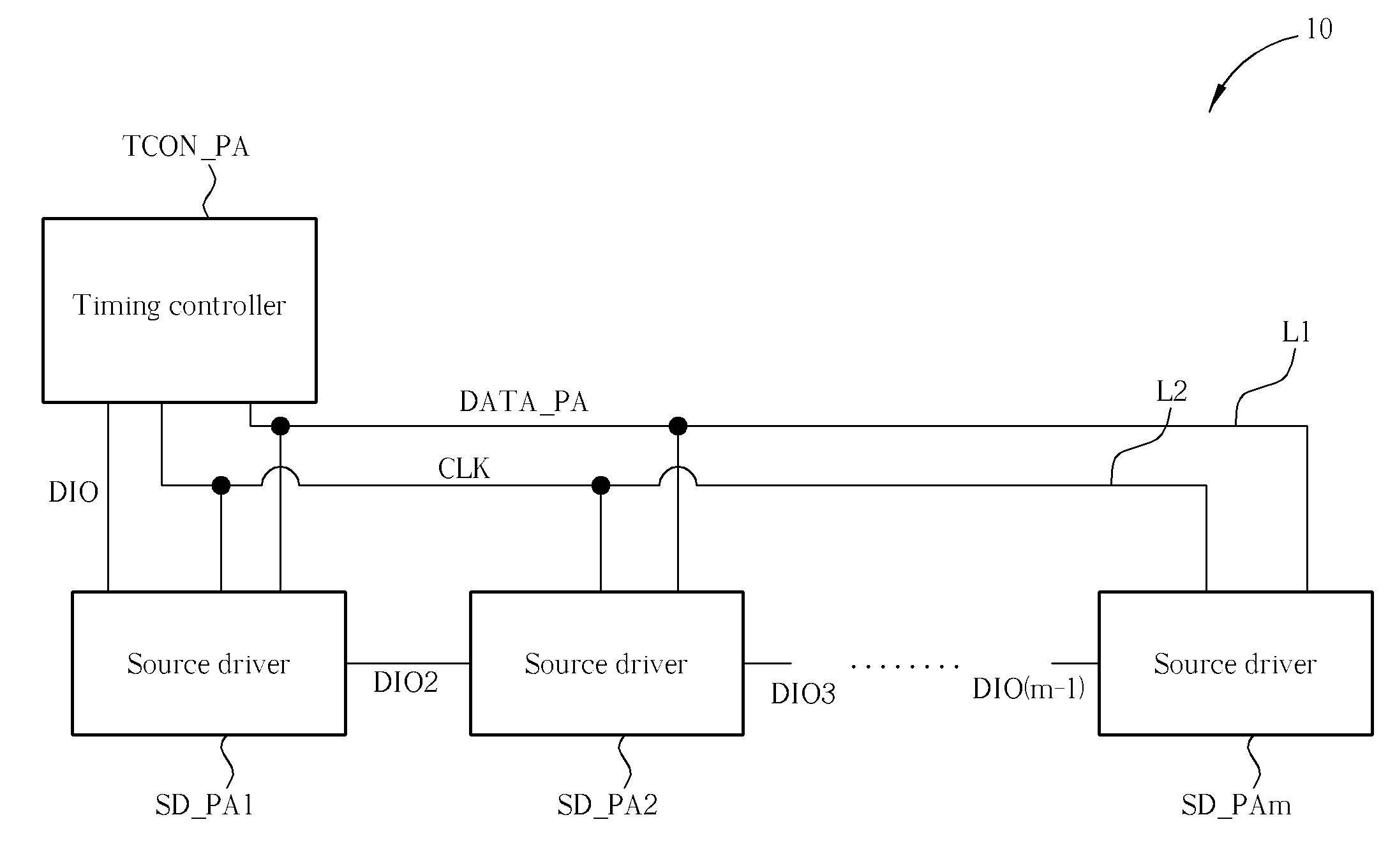 Differential signal interfacing device and related method