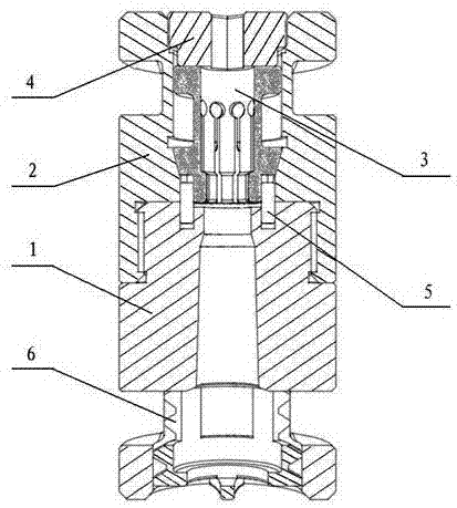 Cartridge dismounting device