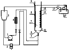 Pulse fluidized bed electrode device