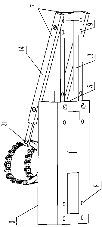 Rural meter box hanging device