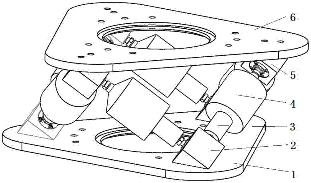 An electromagnetically driven stewart active and passive integrated vibration isolation platform