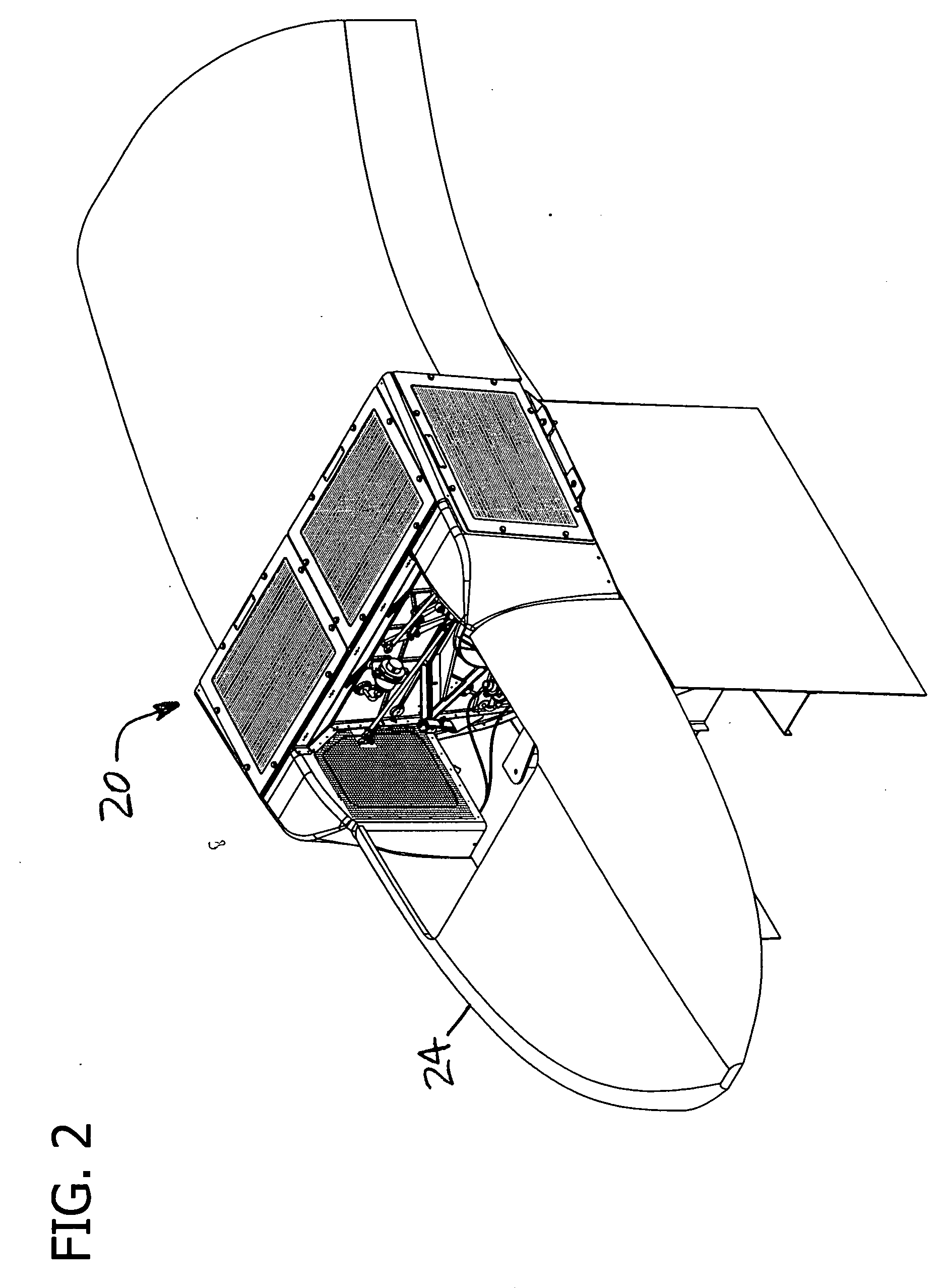 Control of engine intake door