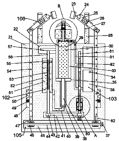 Inner dirt removing device of solar water heating pipe