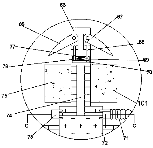 Inner dirt removing device of solar water heating pipe