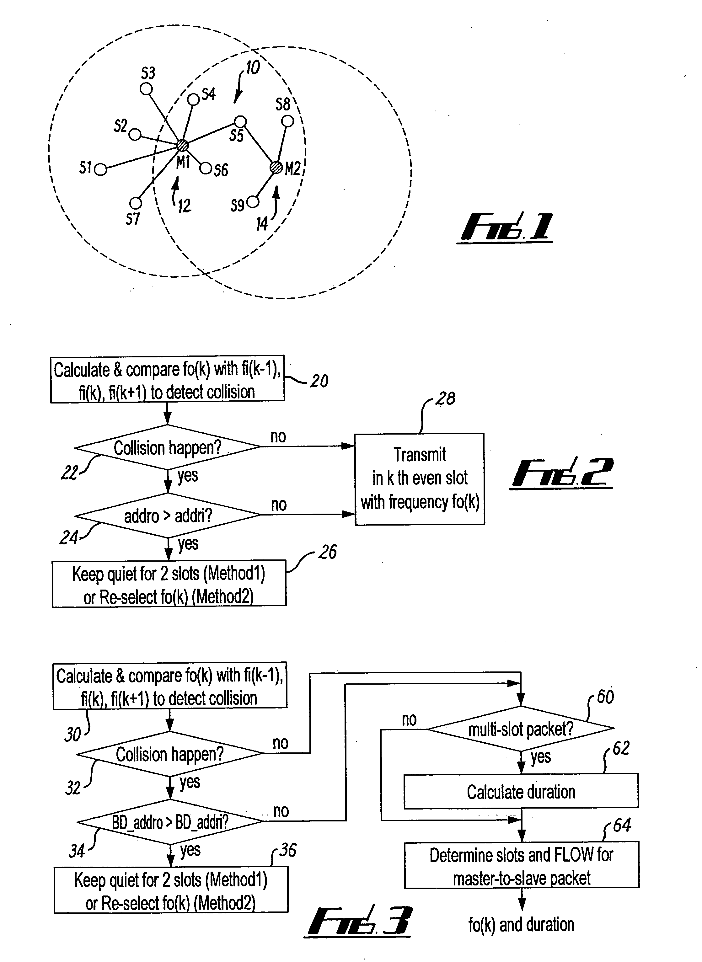 Method for reducing radio interference in a frequency-hopping radio network