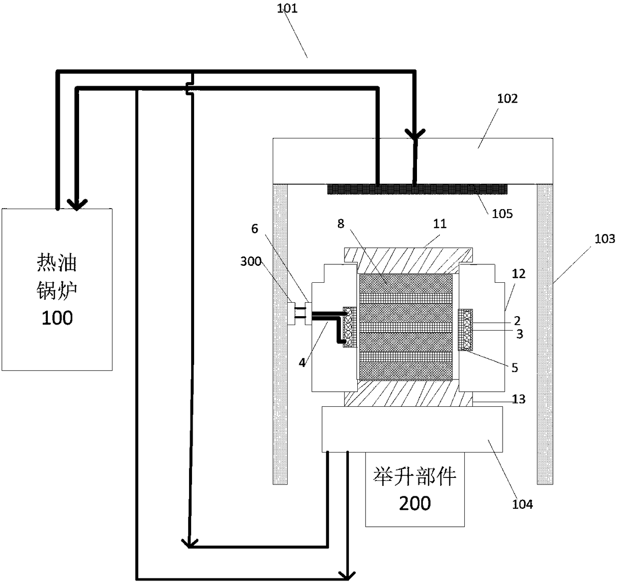 Electromagnetic sulfuration system