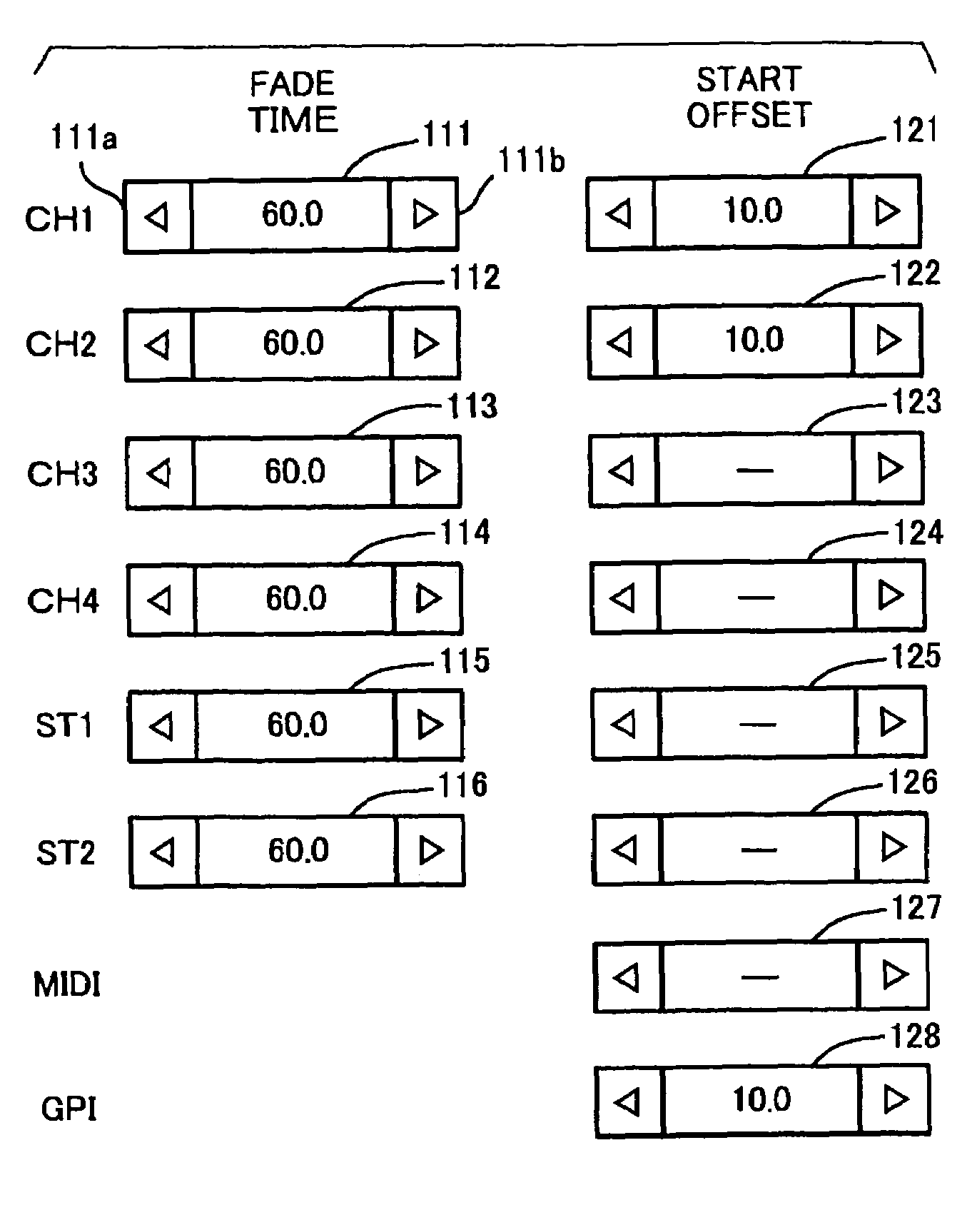 Parameter control method and program therefor, and parameter setting apparatus