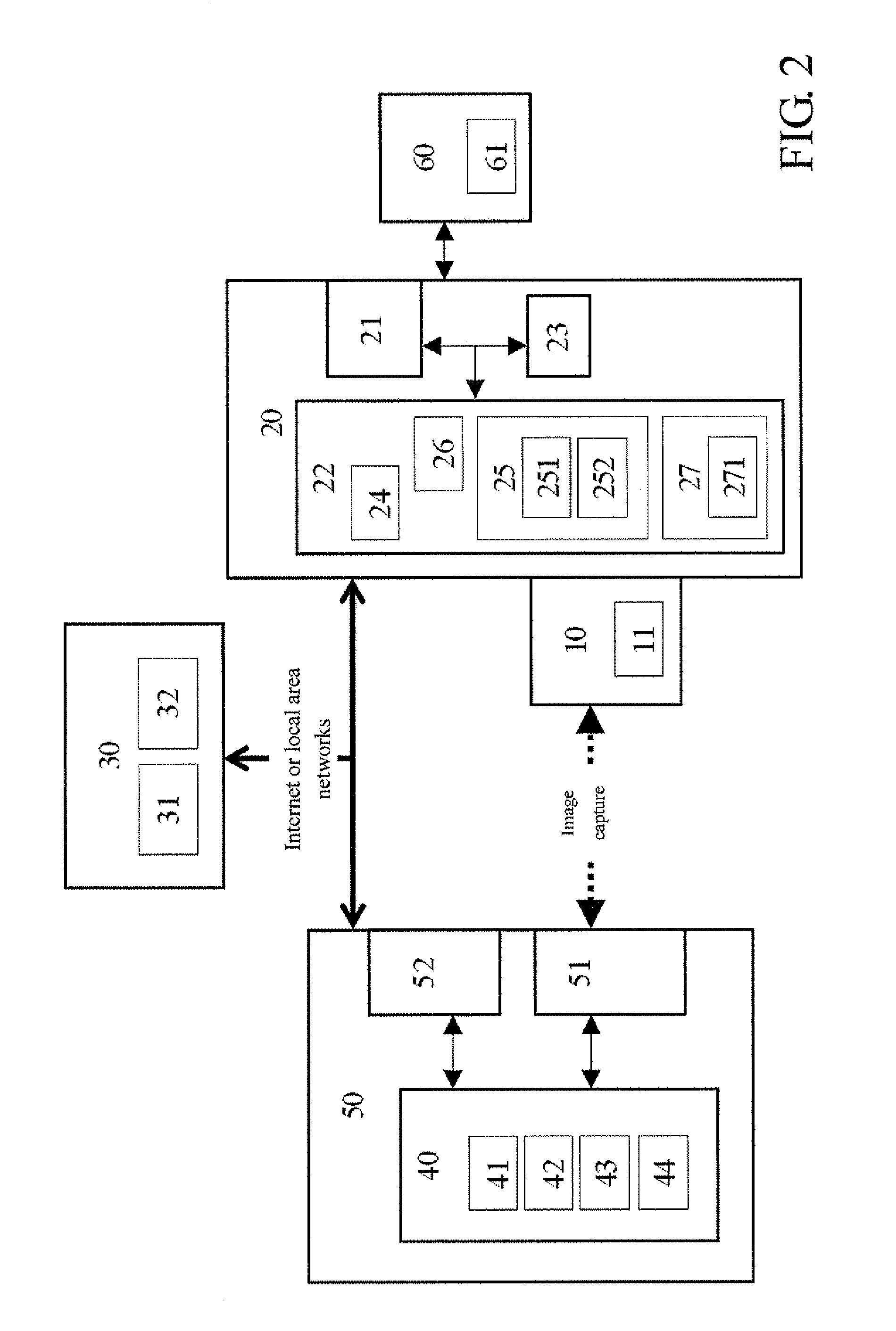 Image-based data sharing system and its executive method