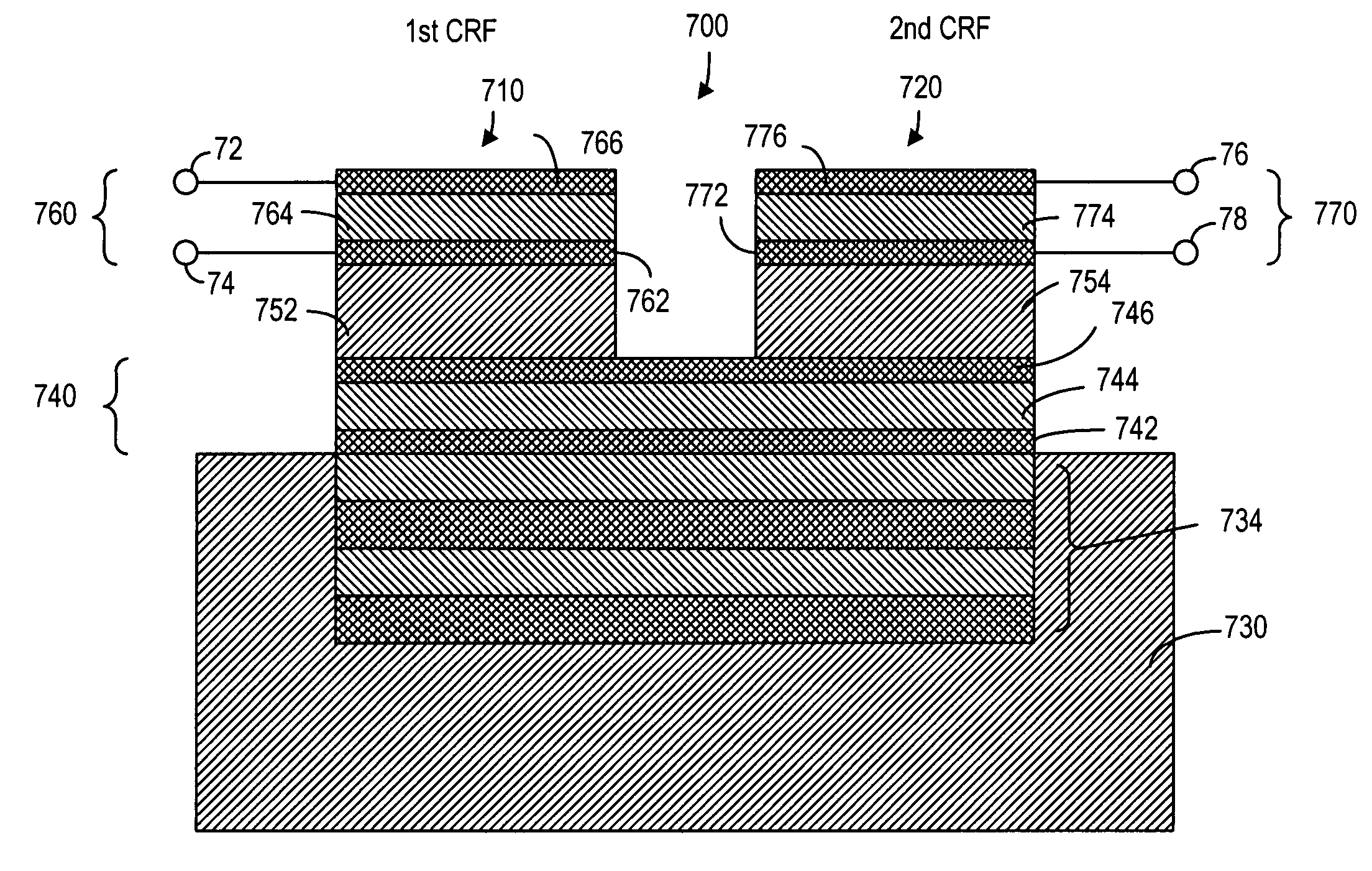 Coupled BAW resonator based duplexers