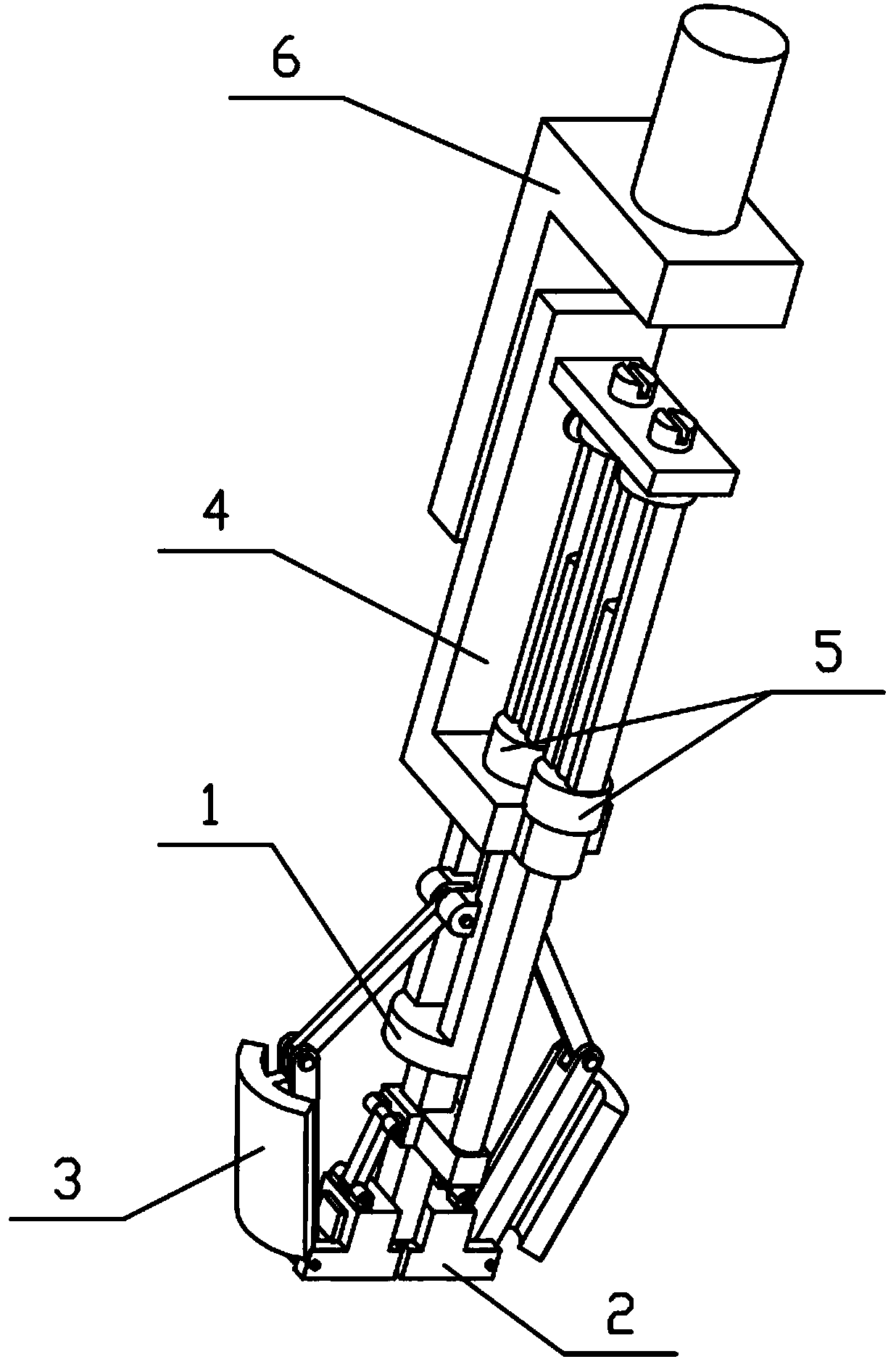 A ceramic inner hole grinding device