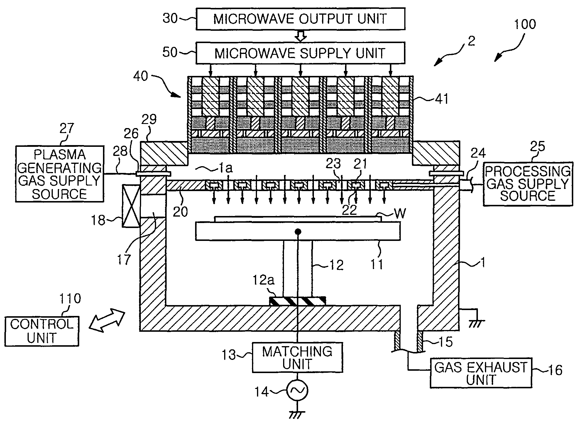 Microwave introducing mechanism, microwave plasma source and microwave plasma processing apparatus