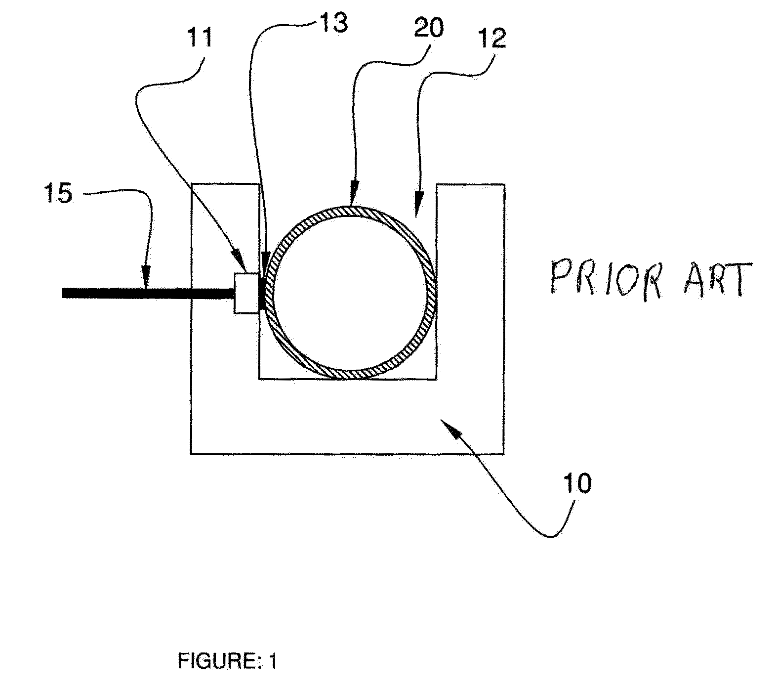 Non-invasive ultrasonic system to determine internal pressure in flexible tubing