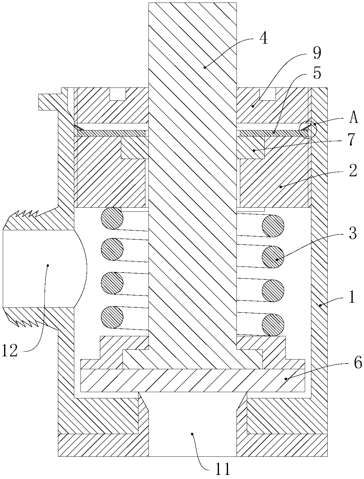 Safety valve, pressure system and water heater