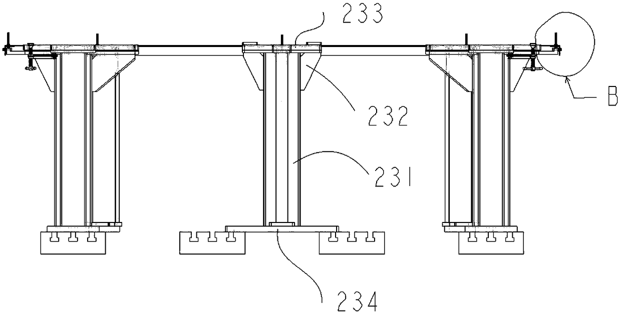 Multifunctional end wall assembly welding tool and welding technology