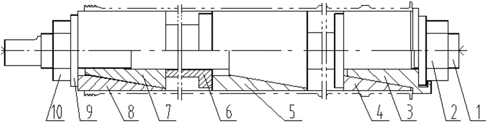 Core expansion type positioning mandrel